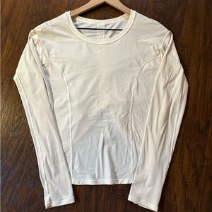 Lululemon white athletic long sleeve